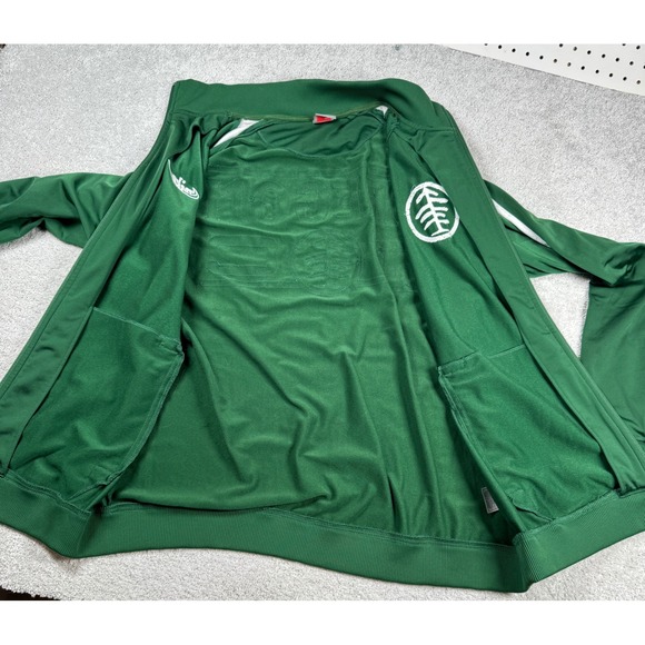 Nike Track Jacket Mens XL Green Oregon Track Club Full Zip Athletic Sportswear - Picture 11 of 16